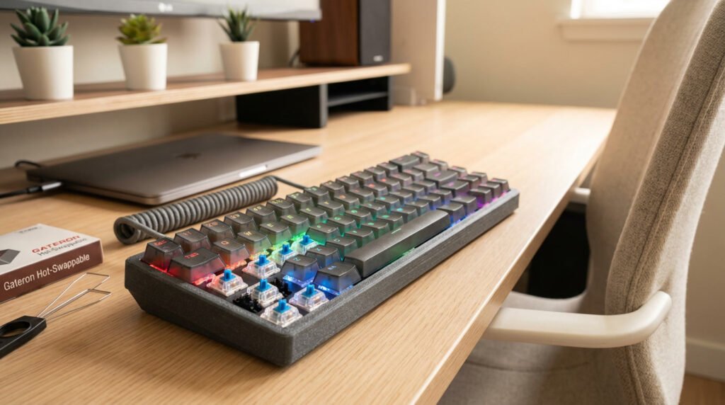 Keyboard Mechanical Murah Brand China Harga 200rb Switch Gateron Bisa Hotswap