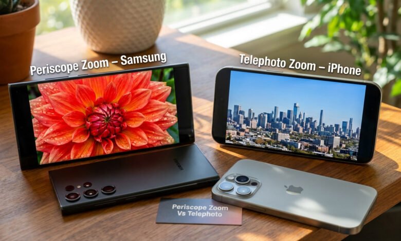 Periskop zoom 10x vs telephoto 3x, mana yang lebih real-world use?