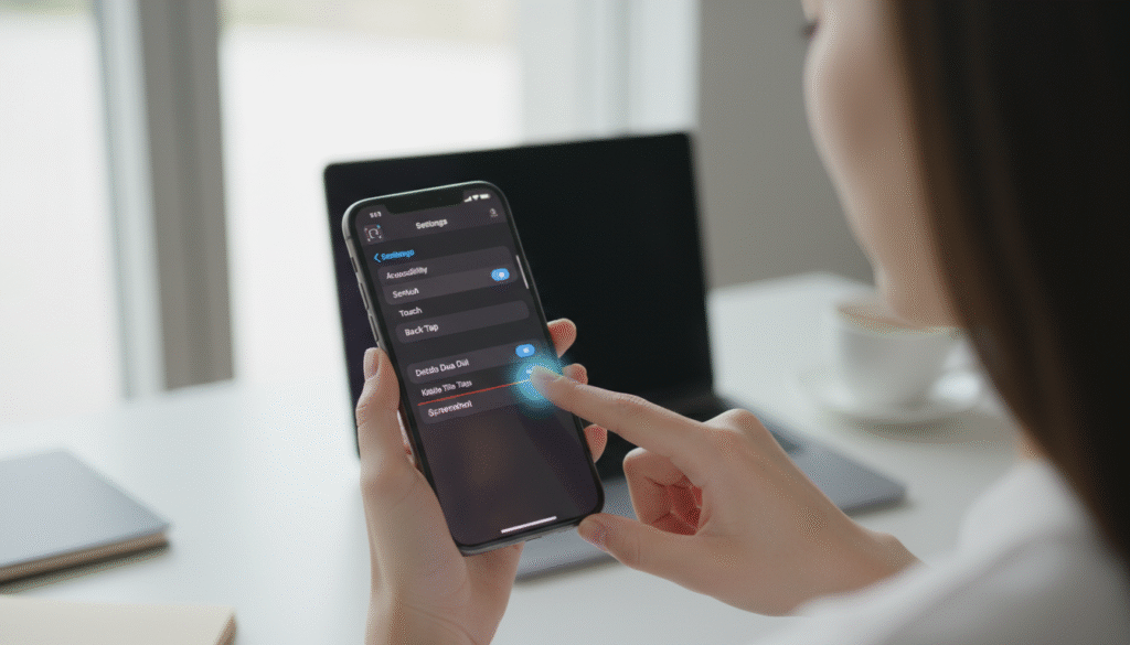 back tap iPhone fungsi