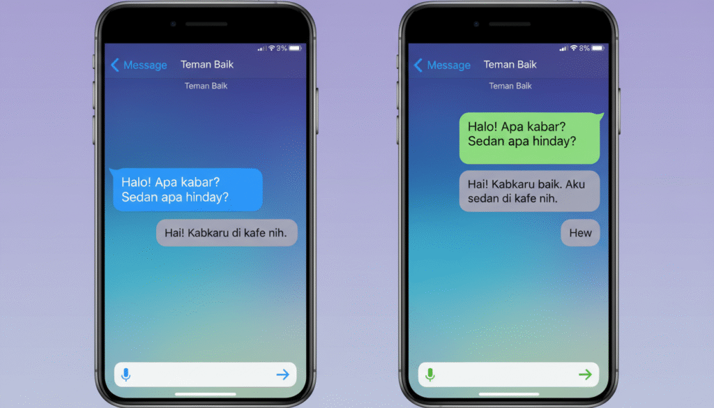 iMessage Warna Biru vs Hijau Perbedaannya Nggak Cuma Warna, Ada 5 Fakta Mengejutkan yang Perlu Tau