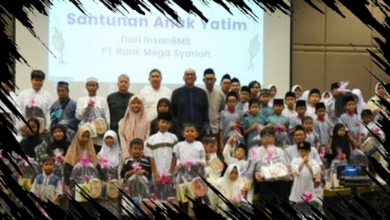 Bank Mega Syariah Distribusikan Ribuan Paket Sembako dan Santunan untuk Anak Yatim