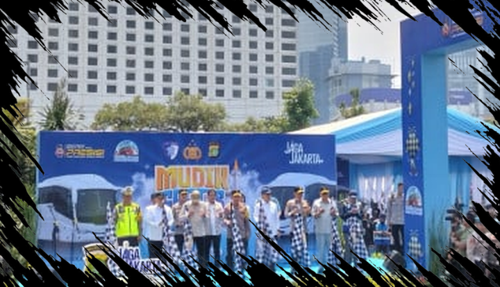 Polri Memberangkatkan 4009 Pemudik Secara Gratis dengan Pengawalan Hingga Tujuan