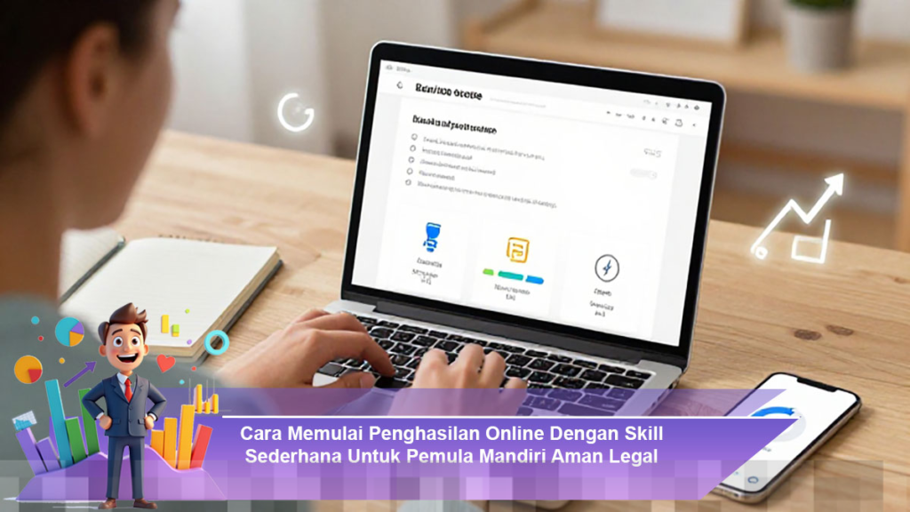 Panduan Praktis Memulai Penghasilan Online dengan Skill Dasar bagi Pemula Secara Mandiri dan Legal