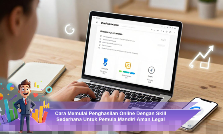 Panduan Praktis Memulai Penghasilan Online dengan Skill Dasar bagi Pemula Secara Mandiri dan Legal