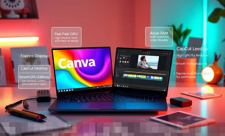 Rekomendasi Laptop untuk Desain Canva dan Editing CapCut Desktop Tanpa Foto