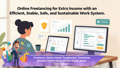 Freelance Online: Raih Penghasilan Tambahan dengan Sistem Kerja yang Efisien dan Aman