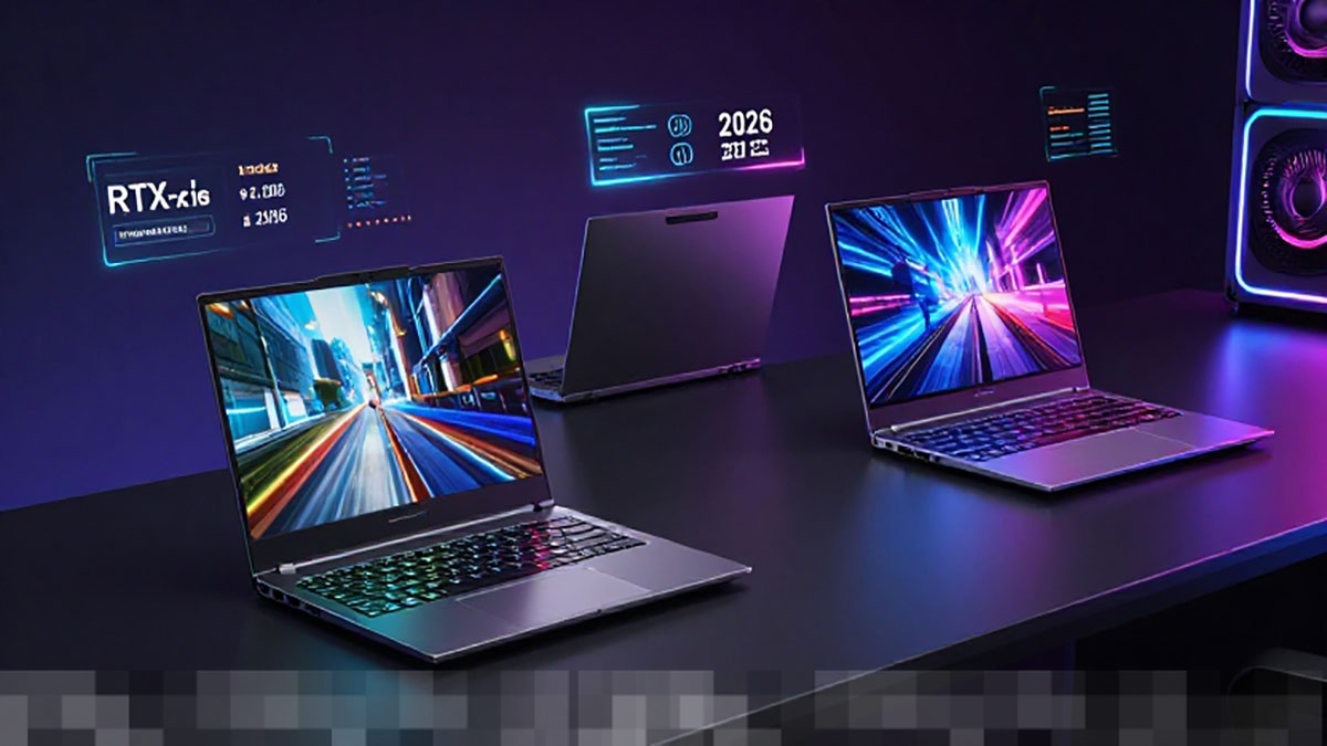Laptop gaming tipis portabel dengan GPU RTX terbaru untuk performa tinggi