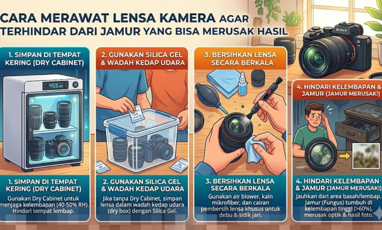 Merawat Lensa Kamera untuk Mencegah Jamur yang Dapat Merusak Hasil Foto