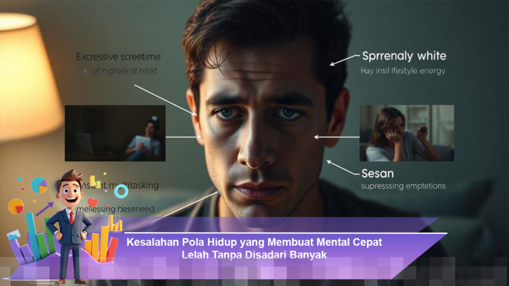 Pola Hidup yang Tanpa Disadari Membuat Mental Cepat Lelah dan Menurunkan Produktivitas