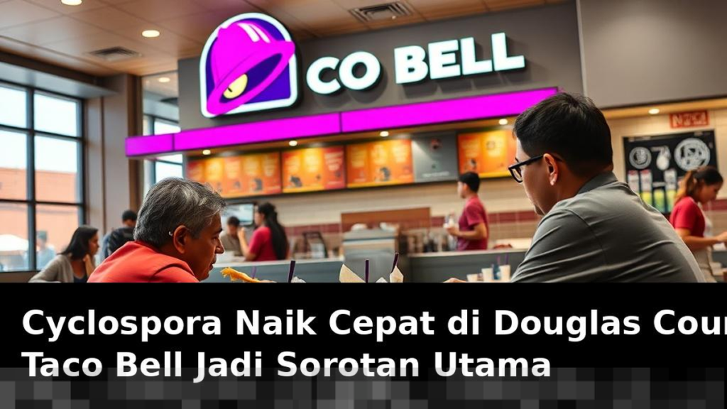 Peningkatan Kasus Cyclospora di Douglas County, Taco Bell Jadi Fokus Utama Penyelidikan