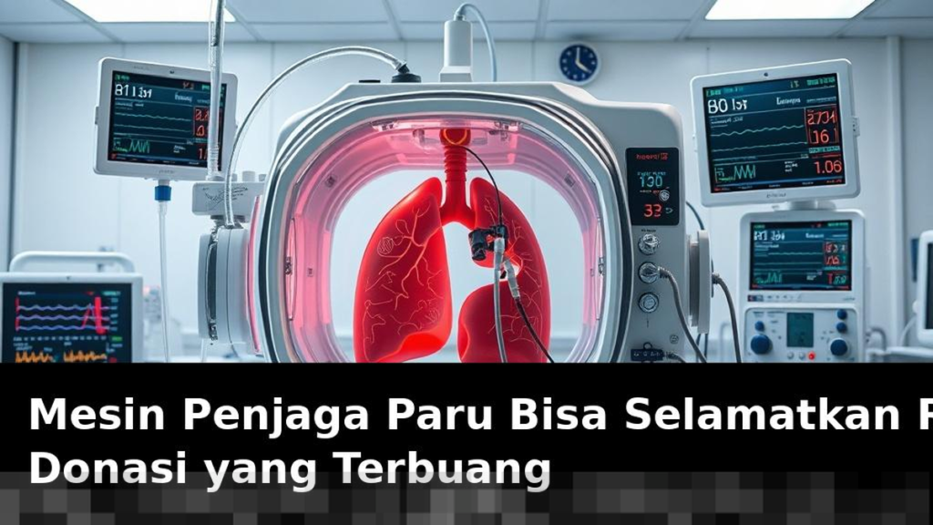 Mesin Penjaga Paru Dapat Menyelamatkan Ribuan Donasi yang Terbuang Secara Efektif
