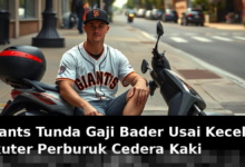Giants Tunda Pembayaran Gaji Bader Usai Kecelakaan Skuter yang Perparah Cedera Kaki