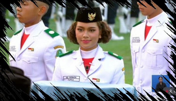 Neeltje Deliana Inskpwi Werimon: Pembawa Baki Penurunan Bendera HUT ke-81 RI yang Inspiratif
