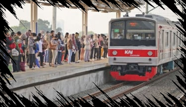 Pohon Tumbang Dekat Stasiun UI Ganggu Perjalanan KRL Bogor Secara Sementara