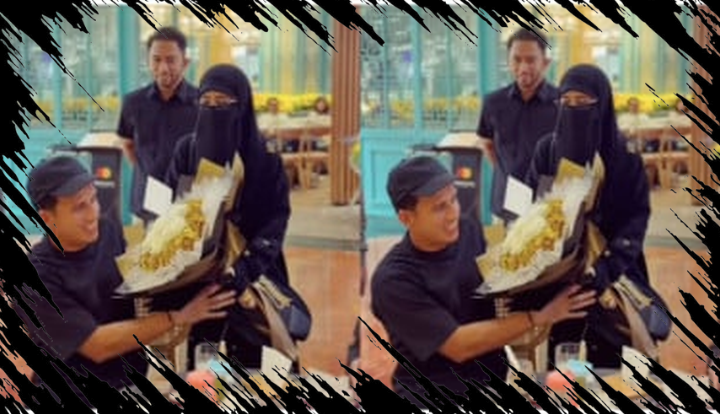 Ummi Pipik Berikan Buket Bunga kepada Egy Maulana Saat Makan Malam Keluarga Rayakan Kemenangan Timnas Indonesia