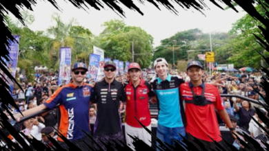 Ribuan Warga Mataram Meriahkan Kedatangan Marc Marquez dan Pembalap Jelang MotoGP Mandalika