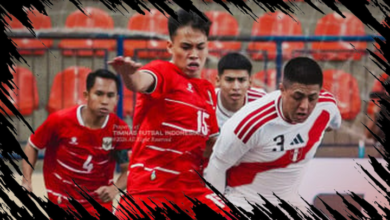 Timnas Futsal Indonesia Kalah 1-2 dari Peru dalam Pertandingan Posisi Kelima Copa das Nacoes 2026 Timnas Futsal Indonesia Kalah 1-2 dari Peru dalam Pertandingan Posisi Kelima Copa das Nacoes 2026