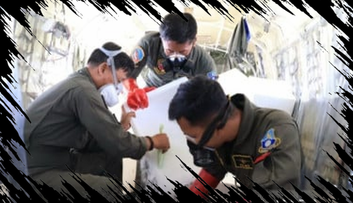 TNI AU Lakukan 3 Kali Terbang Sehari untuk Tingkatkan Operasi Hujan Buatan di Kalimantan